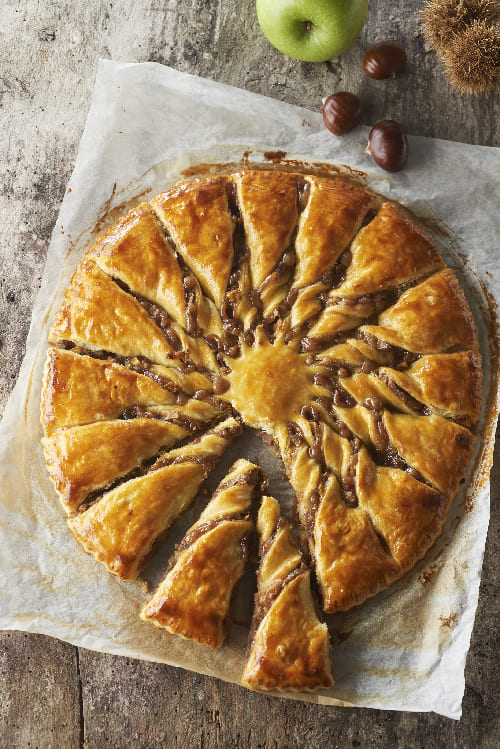 Apple & Chestnut Tart